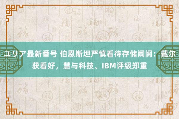 ユリア最新番号 伯恩斯坦严慎看待存储阛阓：戴尔获看好，慧与科技、IBM评级郑重