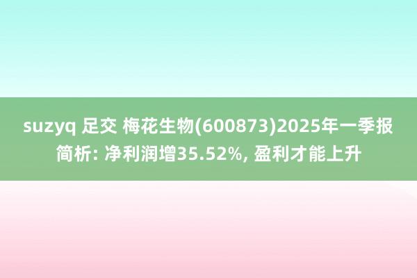 suzyq 足交 梅花生物(600873)2025年一季报简析: 净利润增35.52%， 盈利才能上升